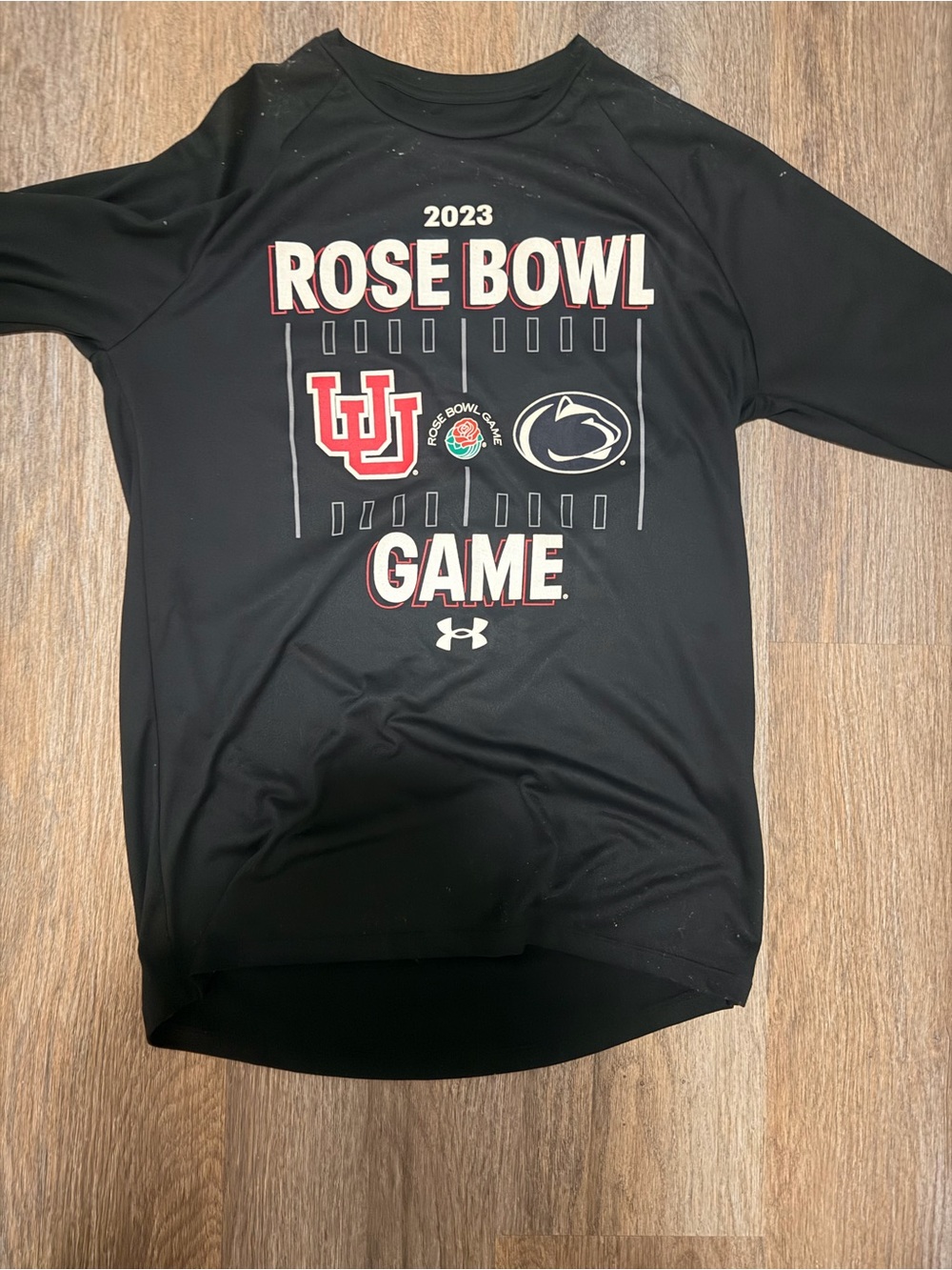 Under Armour Black 2023 Rose Bowl Game Long Sleeve Tee